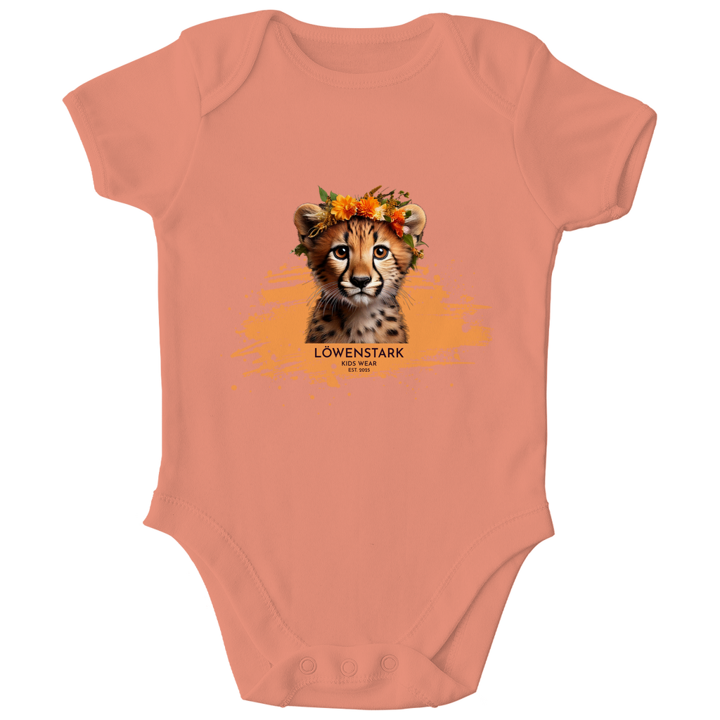 Wild & Wundervoll - Gepard - Baby Body Kurzarm