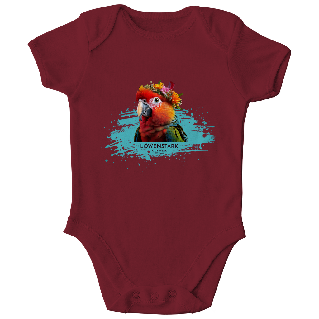 Wild & Wundervoll - Ara - Baby Body Kurzarm