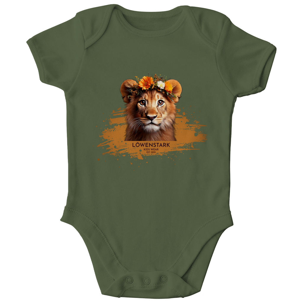 Wild & Wundervoll - Löwe - Baby Body Kurzarm