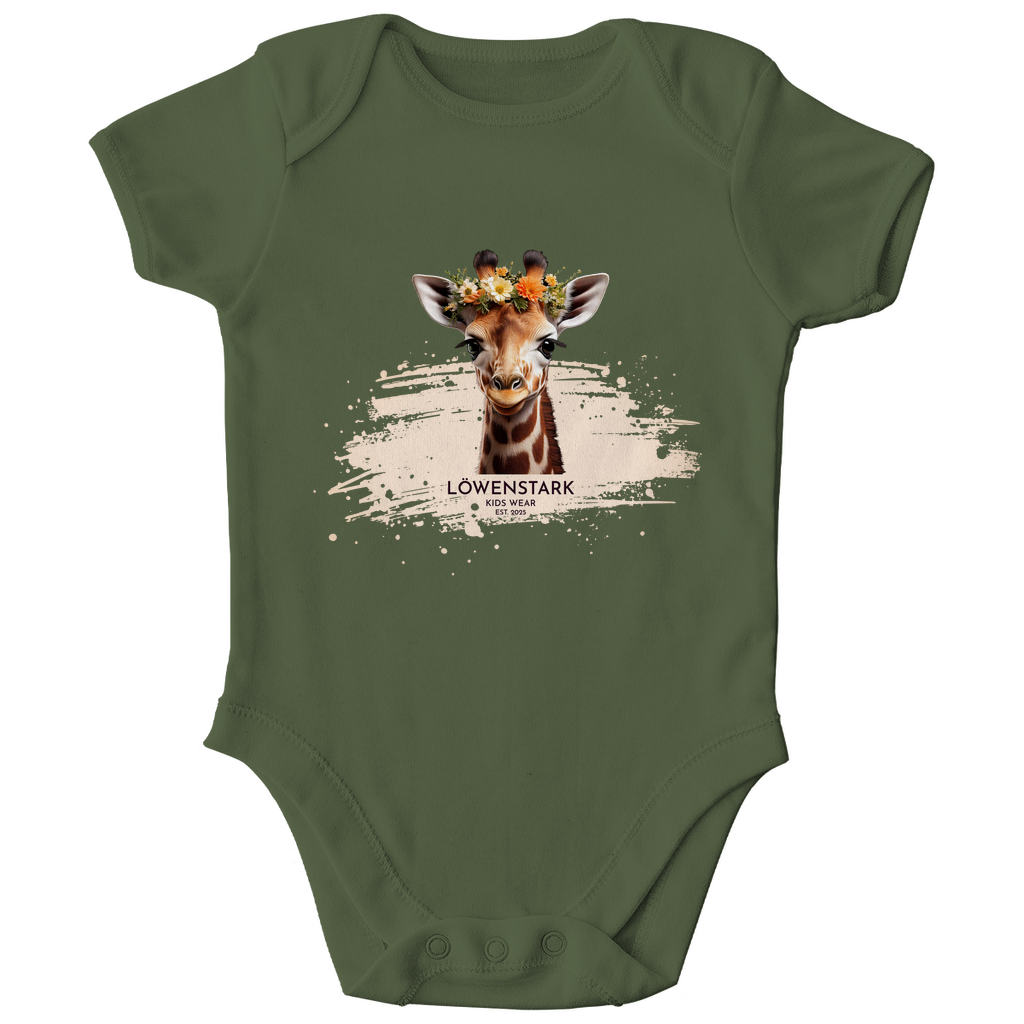 Wild & Wundervoll - Giraffe - Baby Body Kurzarm