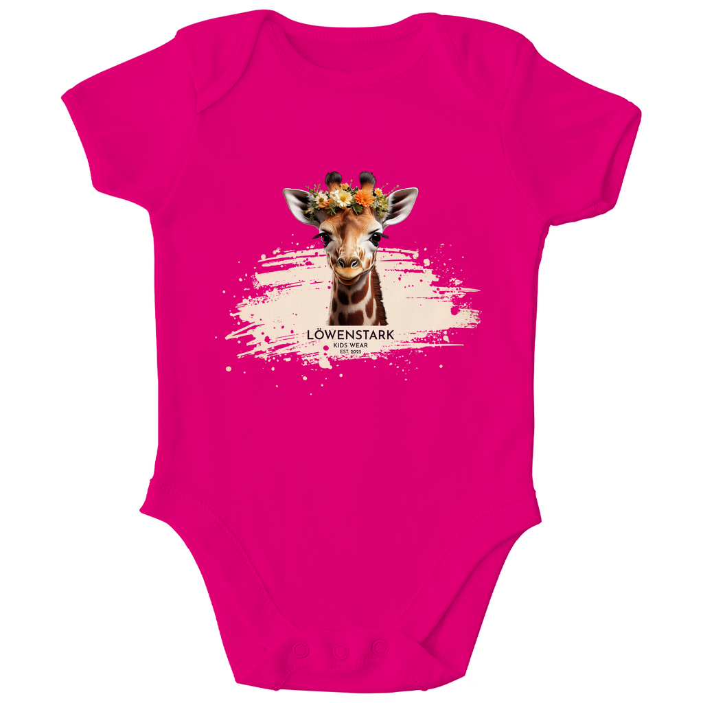 Wild & Wundervoll - Giraffe - Baby Body Kurzarm