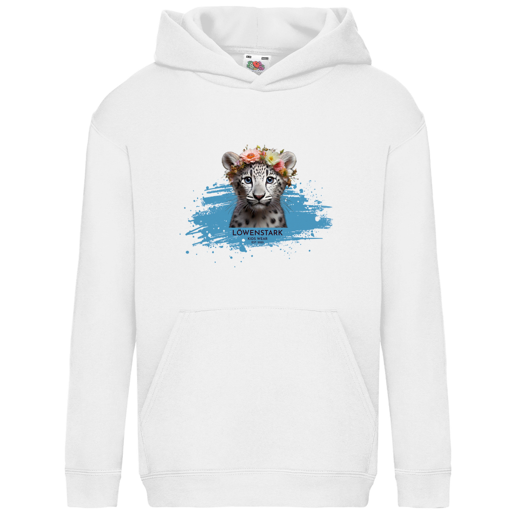 Wild & Wundervoll - Schneeleopard - Kids Hoodie