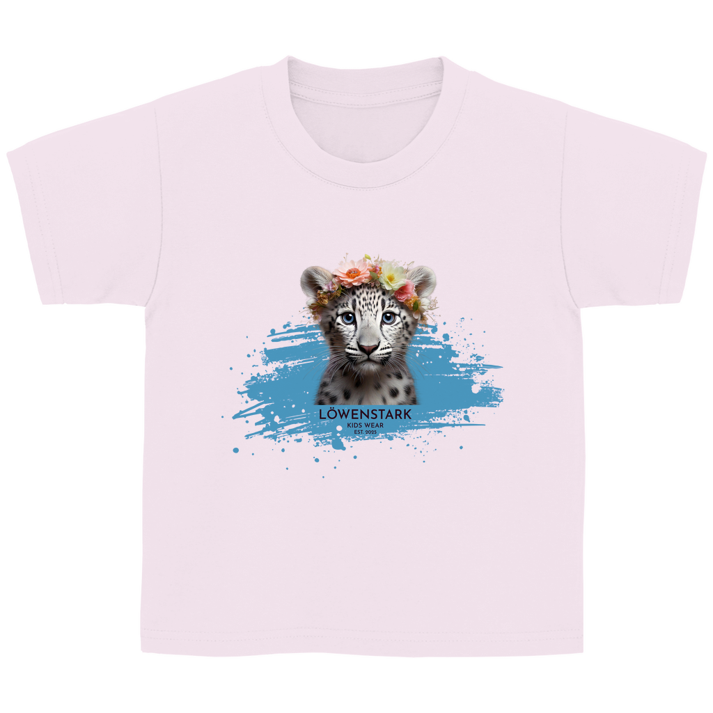 Wild & Wundervoll - Schneeleopard - Kids T-Shirt