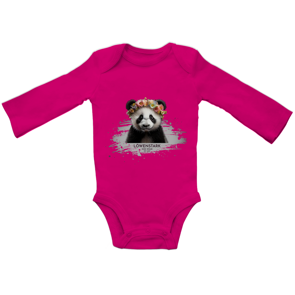 Wild & Wundervoll - Panda - Baby Body Langarm