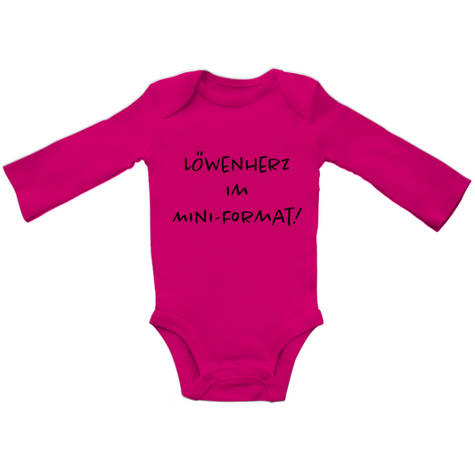 Baby Body Langarm "Löwenherz im Miniformat!"