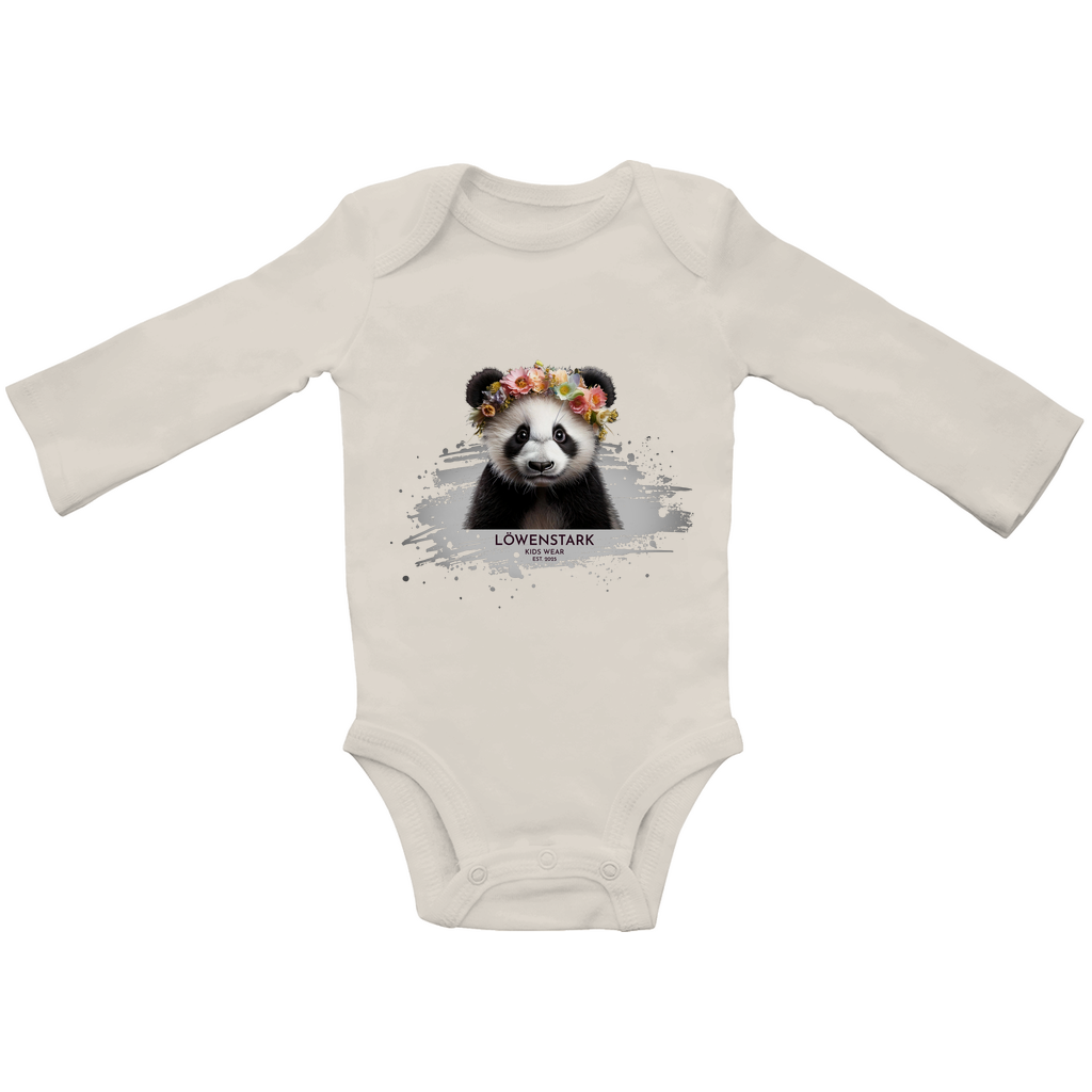 Wild & Wundervoll - Panda - Baby Body Langarm