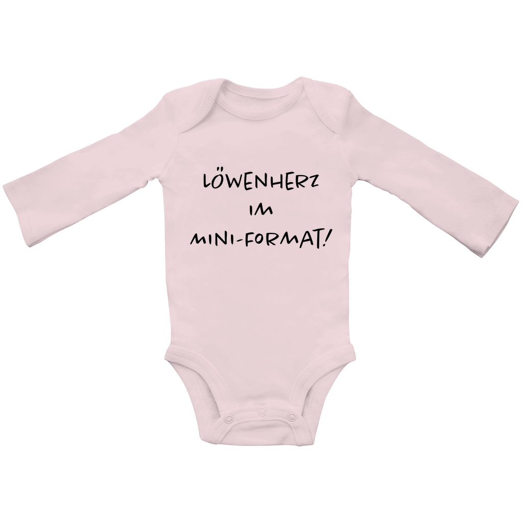 Baby Body Langarm "Löwenherz im Miniformat!"