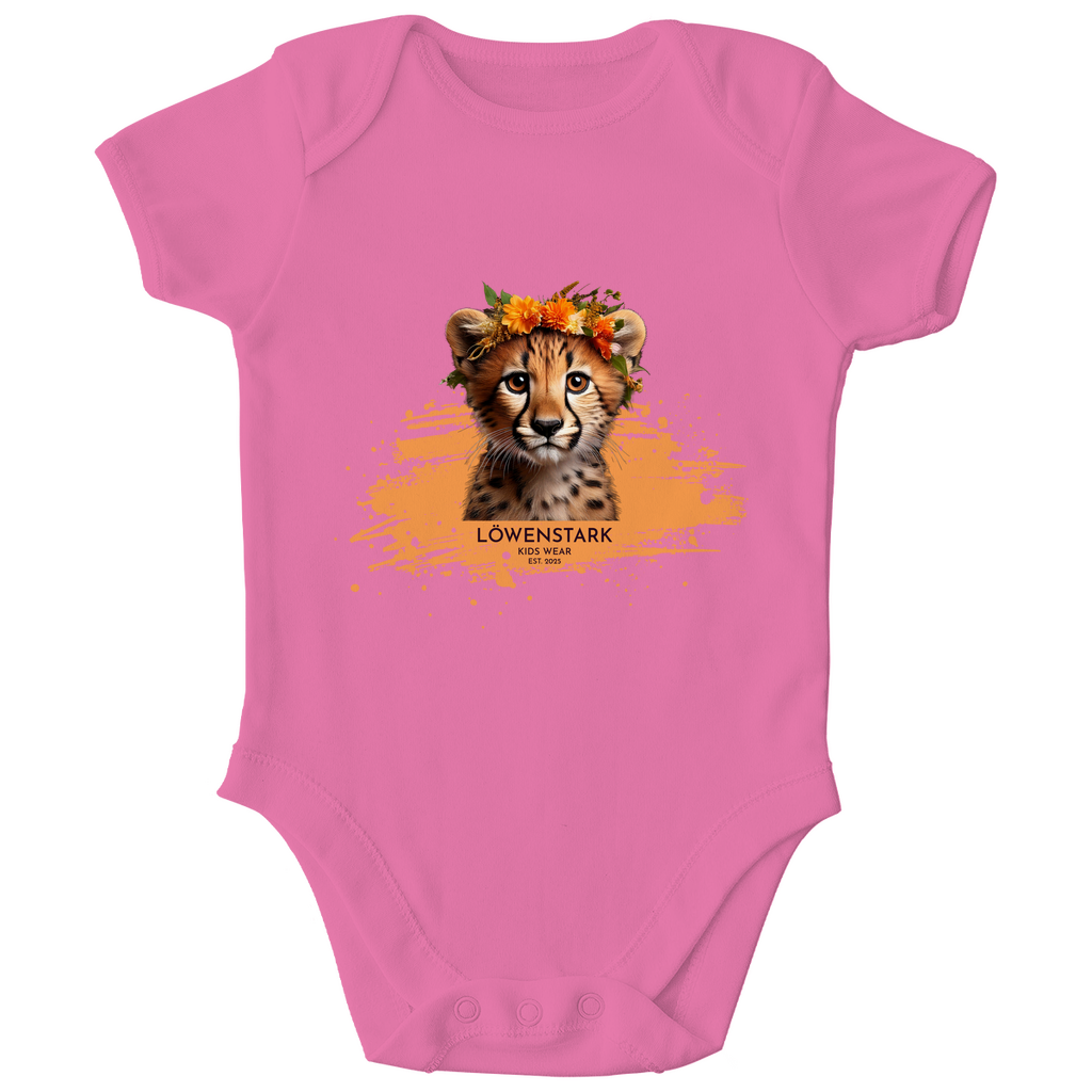 Wild & Wundervoll - Gepard - Baby Body Kurzarm