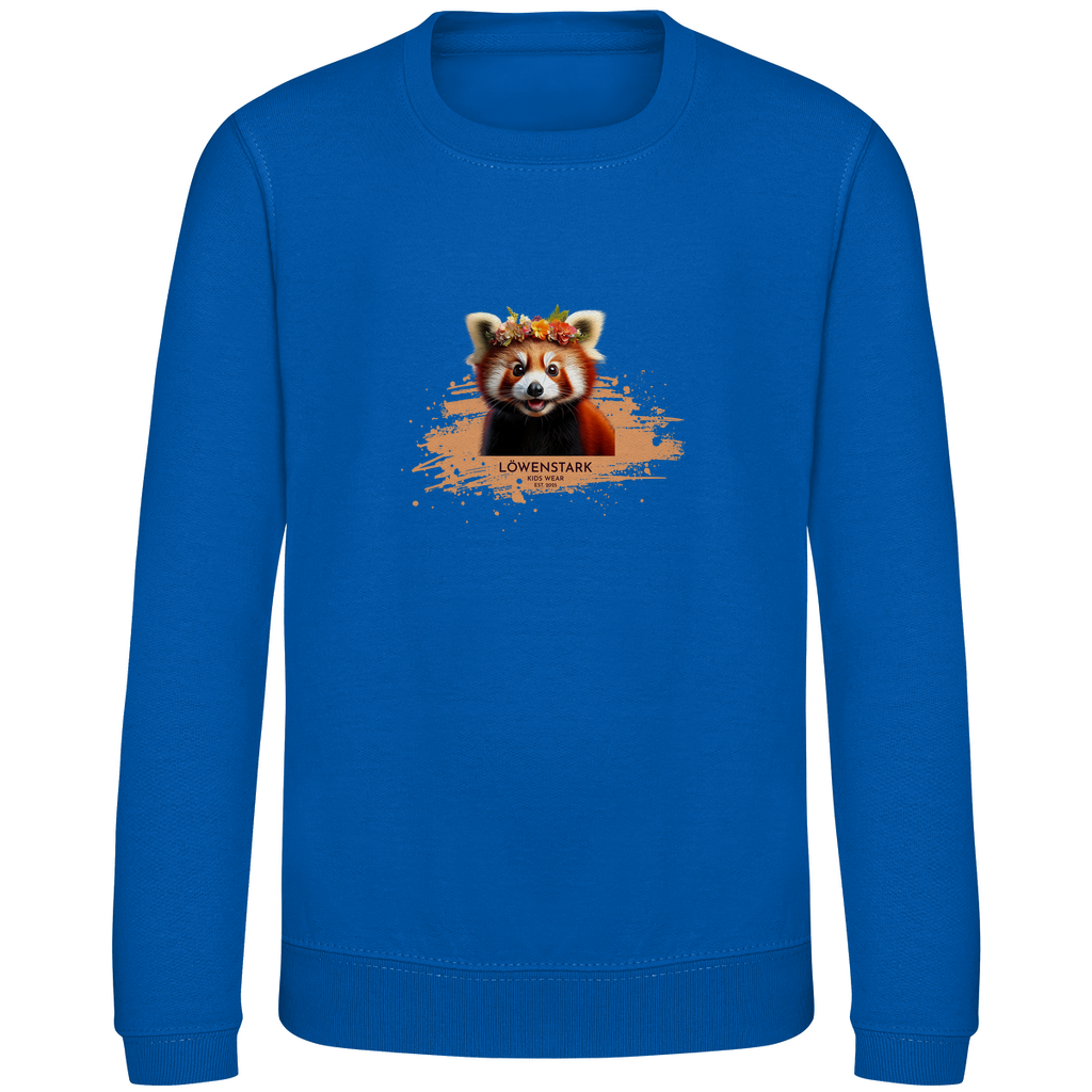 Wild & Wundervoll - roter Panda - Kids Sweatshirt