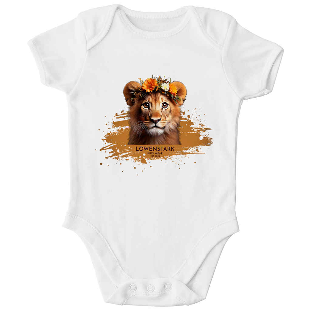 Wild & Wundervoll - Löwe - Baby Body Kurzarm