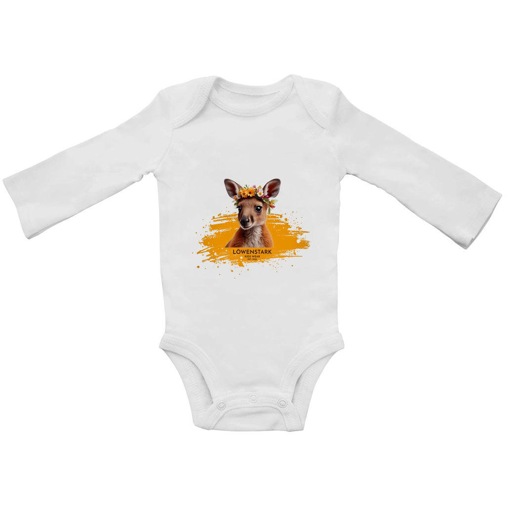 Wild & Wundervoll - Känguru - Baby Bio Body Langarm